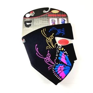 Zan Headgear Butterfly Full Face Mask Motorcycle Snowboarding Ski ATV Neoprene